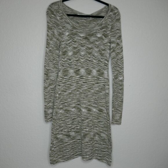 Aventura Dresses & Skirts - Aventura Gemma Sweater Dress Organic Cotton Knit Long Sleeve Olive Size Small